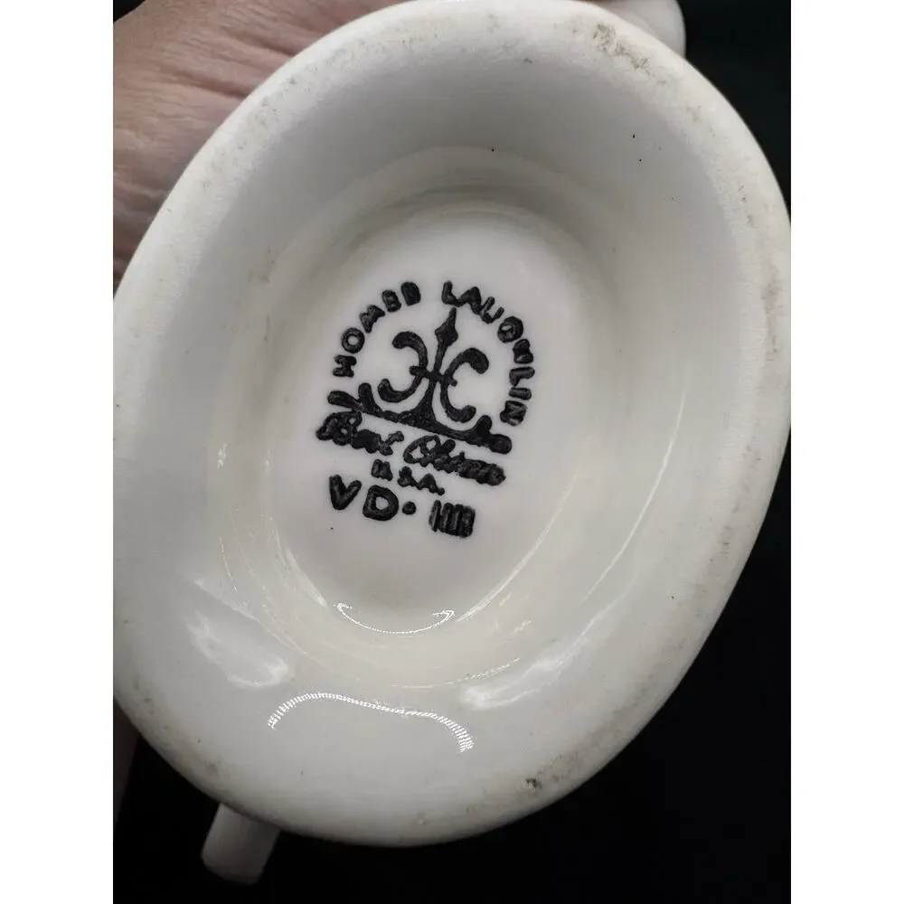 Homer Laughlin White Gravy Boat Vintage saucière Best China USA